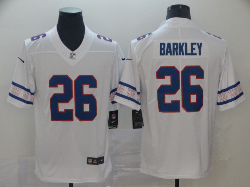Men New York Giants #26 Barkley White team logo cool edition NFL Jerseys->new york giants->NFL Jersey